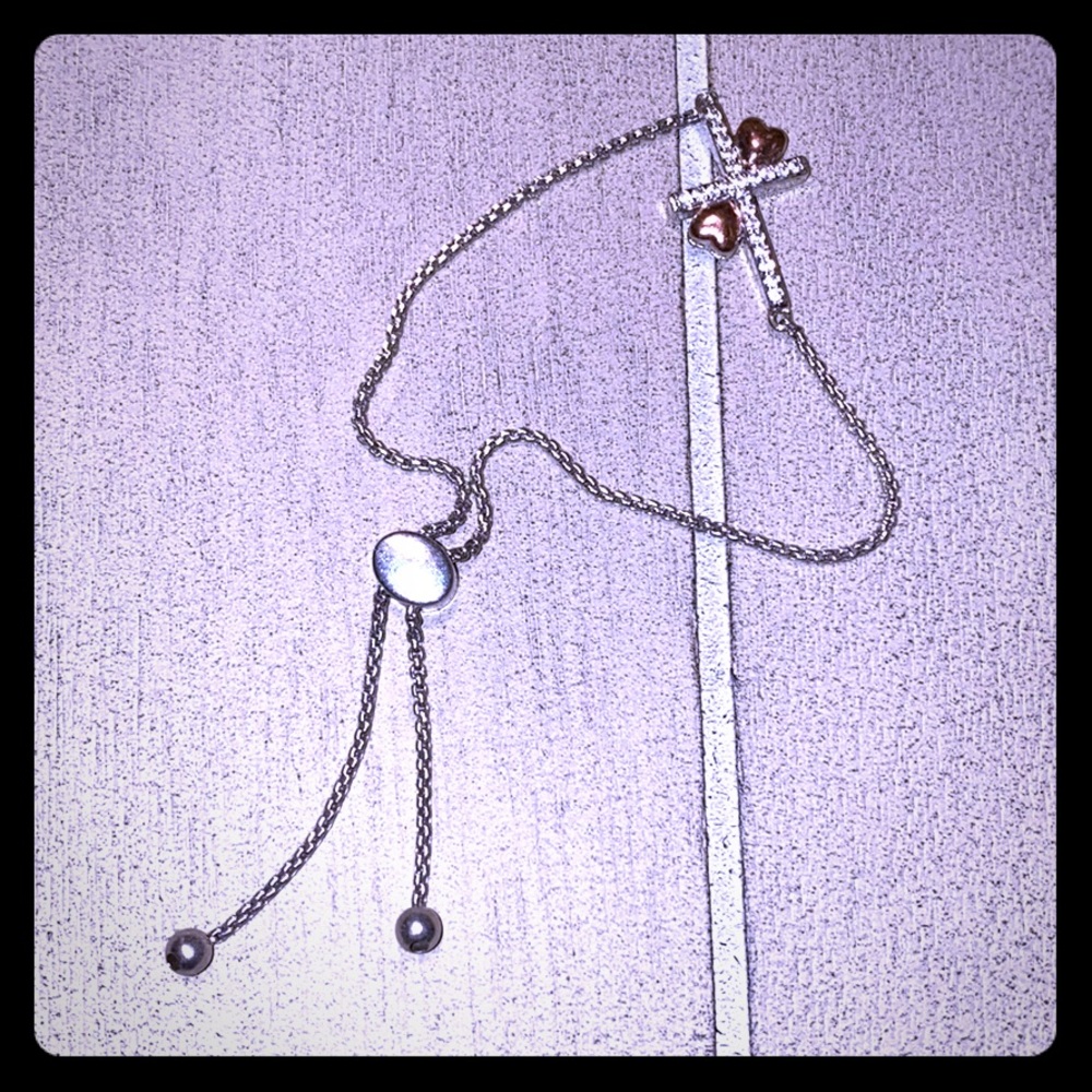 Bolo Cross Bracelet